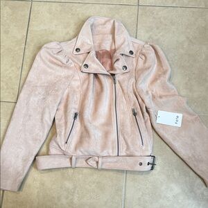 Blush Suede Jacket